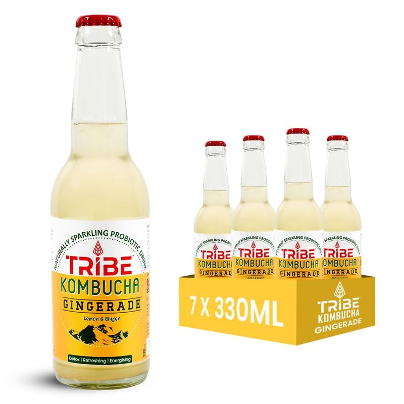 See full amazon price history chart for Tribe Kombucha Naturally Sparkling Probiotic Super Drink| Hibiscus & Lemon | Gut Friendly | Gluten free | Immunity Booster | Antioxidant and Hydration | Pack of 4 |210 ML Tribe Kombucha Naturally Sparkling Probiotic Super Drink| Hibiscus & Lemon | Gut Friendly | Gluten free | Immunity Booster | Antioxidant and Hydration | Pack of 4 |210 ML (B0CZ4BGTK1) Amazon Price History, Amazon Price Tracker