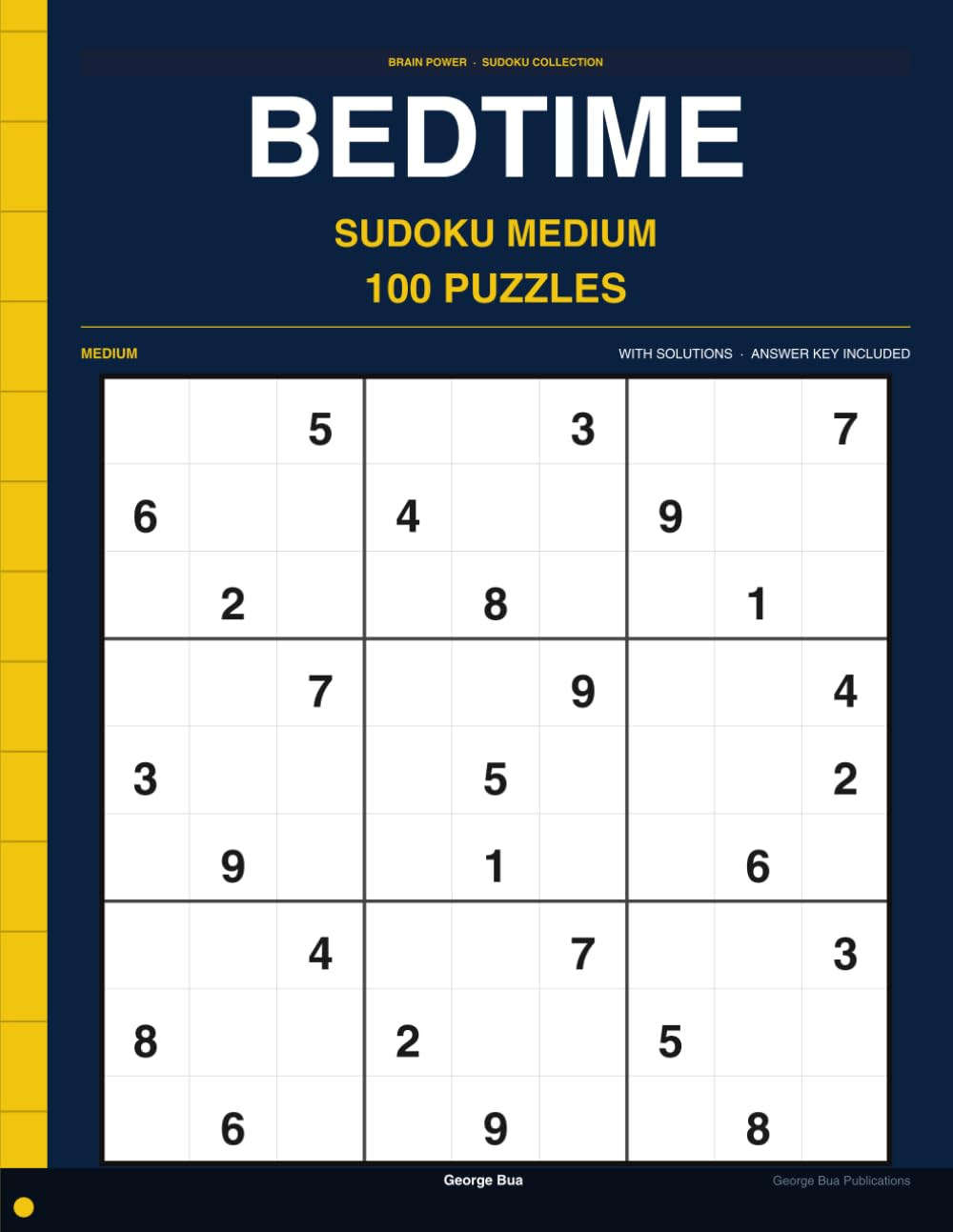 Bedtime Sudoku Medium: 100 Soothing Medium Sudoku Puzzles to Wind Down Before Sleep