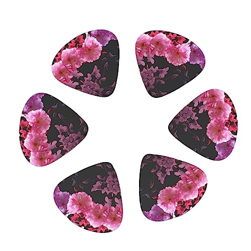 Lot de 12 médiators tendance et durables en forme de fleurs de printemps dans une boîte pour ukulélé guitare électrique basse - Les Beatles, Paul McCartney, John Lennon, RIngo Starr, George Harrison Lot de 12 médiators tendance et durables en forme de fleurs de printemps dans une boîte pour ukulélé guitare électrique basse – Image 3