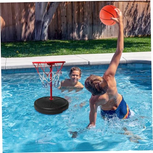 Aro de baloncesto para piscina con base estable y red de alta densidad 2