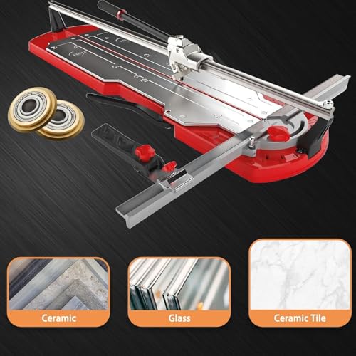Image of Tile Cutter Scoring Wheel 22 mm | Bolt and Lock Nut Manual Tile Cutters for Cutting Ceramic and Vitrified Tiles Tungsten Carbide
