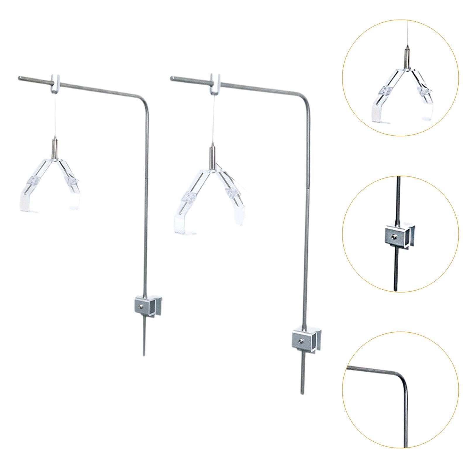 Lot de 2 Supports D'éclairage LED pour Aquarium d'eau Douce