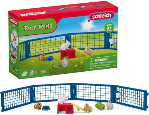 Schleich Rabbit and Guinea Pig Hutch Set