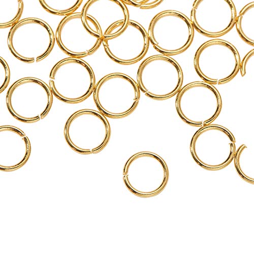 DanLingJewelry 500 pcs 304 Stainless Steel 25 Gauge Open Jump Rings 4mm for Jewelry Making Connectors Jewelry Finding Golden Color