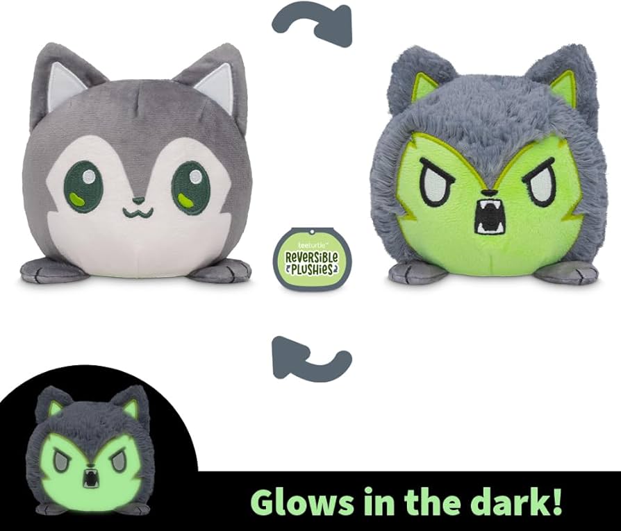 Amazon.com: TeeTurtle Glow in The Dark Werewolf 4