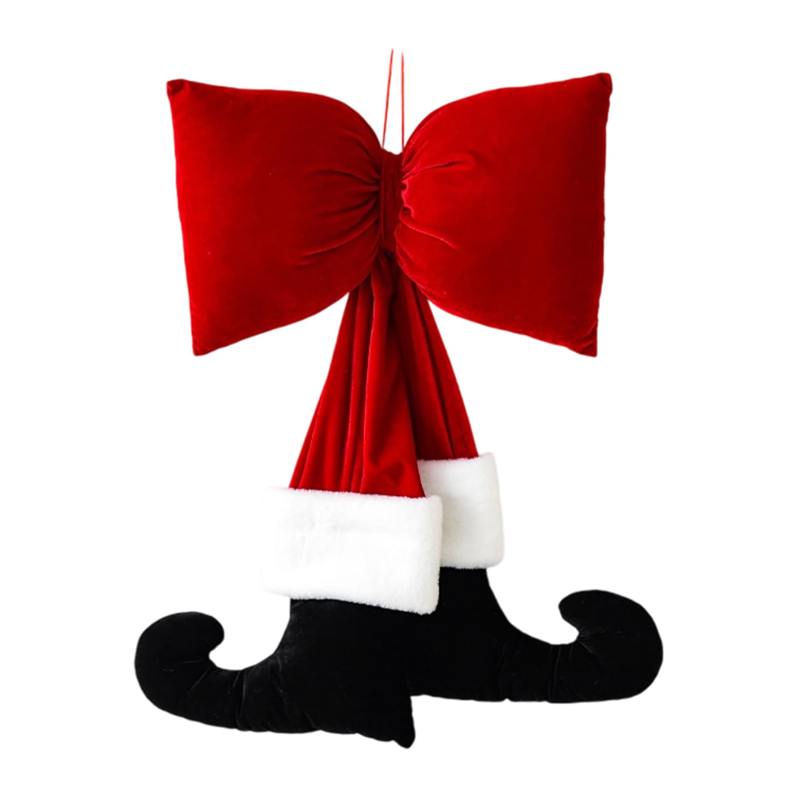YWLUUOO Lavishness Velutinous Christmas Bends Soft Decorative Accents for Firepit Flight Wrap Christmas Tree Bow Deck