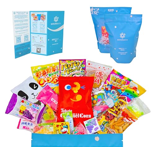 Japanese Snacks & Candy 20 Piece Dagashi Set (Bag)