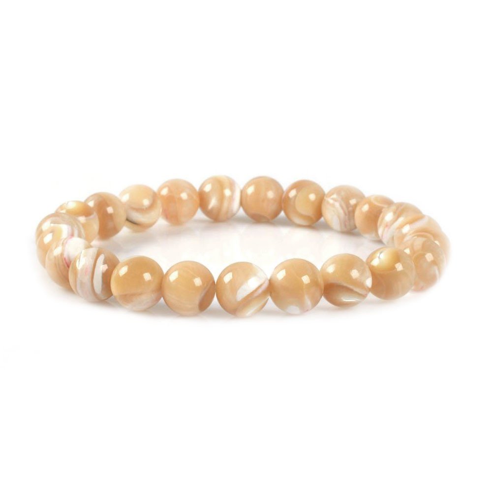 Justinstones 8mm Round Beads Stretch Bracelet 7 Inch Unisex - Image 8