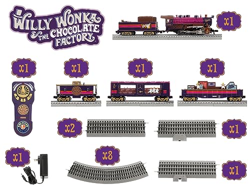 Lionel 2323070 Willy Wonka & The Chocolate Factory Lionchief 5.0 Electric O Gauge Train Set thumb #1