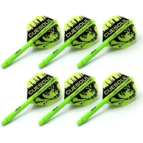CUESOUL 2 Sets ROST Integrated Dart Shaft and Flights Cover