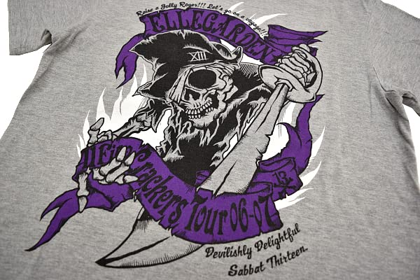 エルレガーデン　ファイヤークラッカーTシャツ グレー Lサイズ エルレガーデン ファイヤークラッカーTシャツ グレー Lサイズ