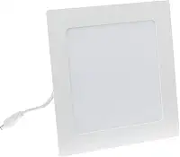 Luminária LED 12w 6500k Elgin Quadrada de Embutir Bivolt Luz Branca Fria
