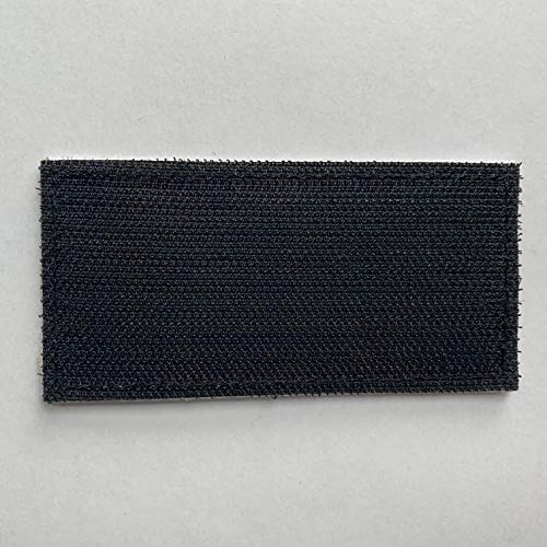 uuKen Small Embroidered 4x2 inch White Boarder Security Guard Officer Patch 2 Pieces as Pack Set Bundle for Tactical Vest Uniform Clothing Bags Backpacks (White Boarder, 4\"x2\")