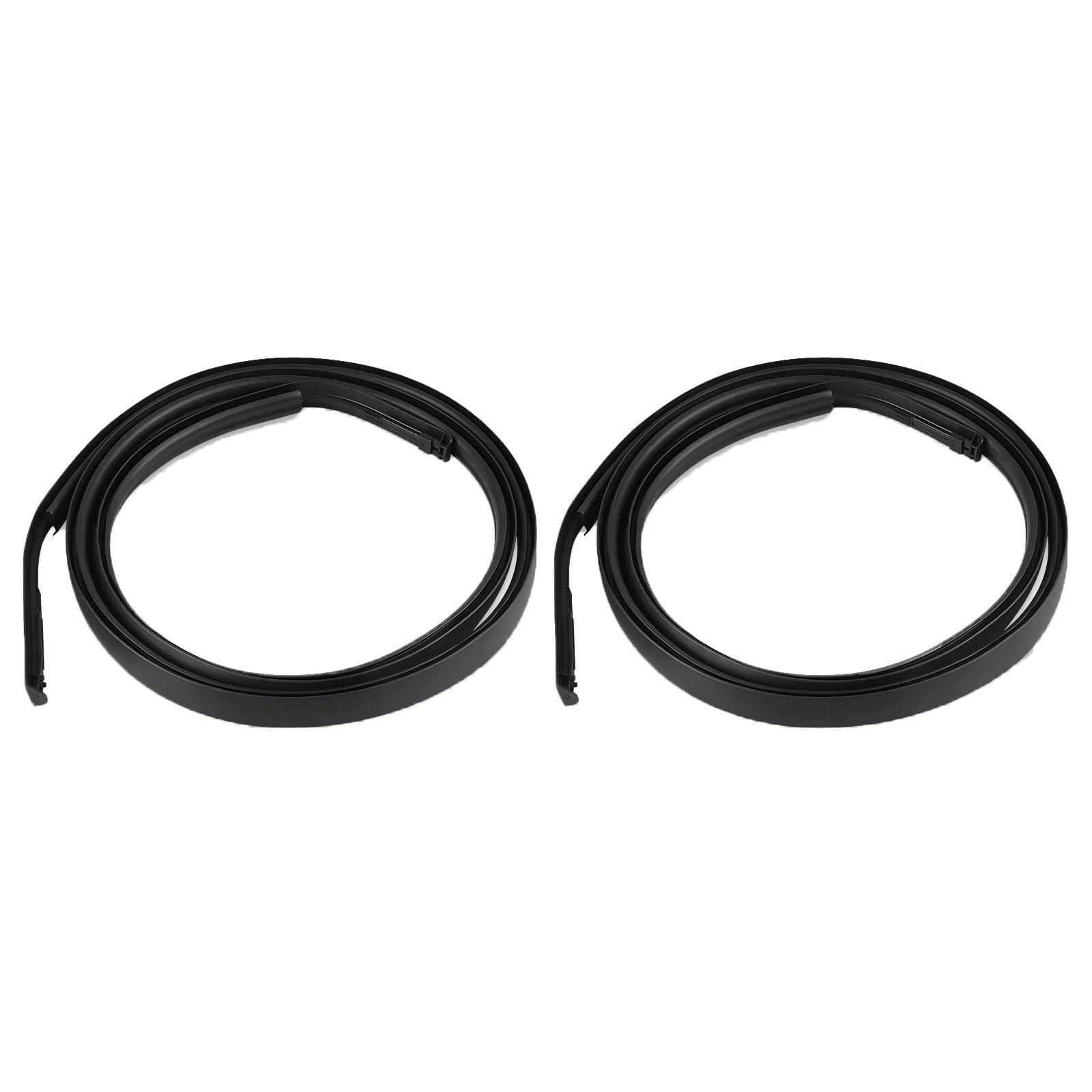 Roof Weatherstrip Trim Compatible with Toyota for Yaris Hatchback 2007 2008 2009 2010 2011 Car Roof Drip Molding Strips Replacement 75551-52130