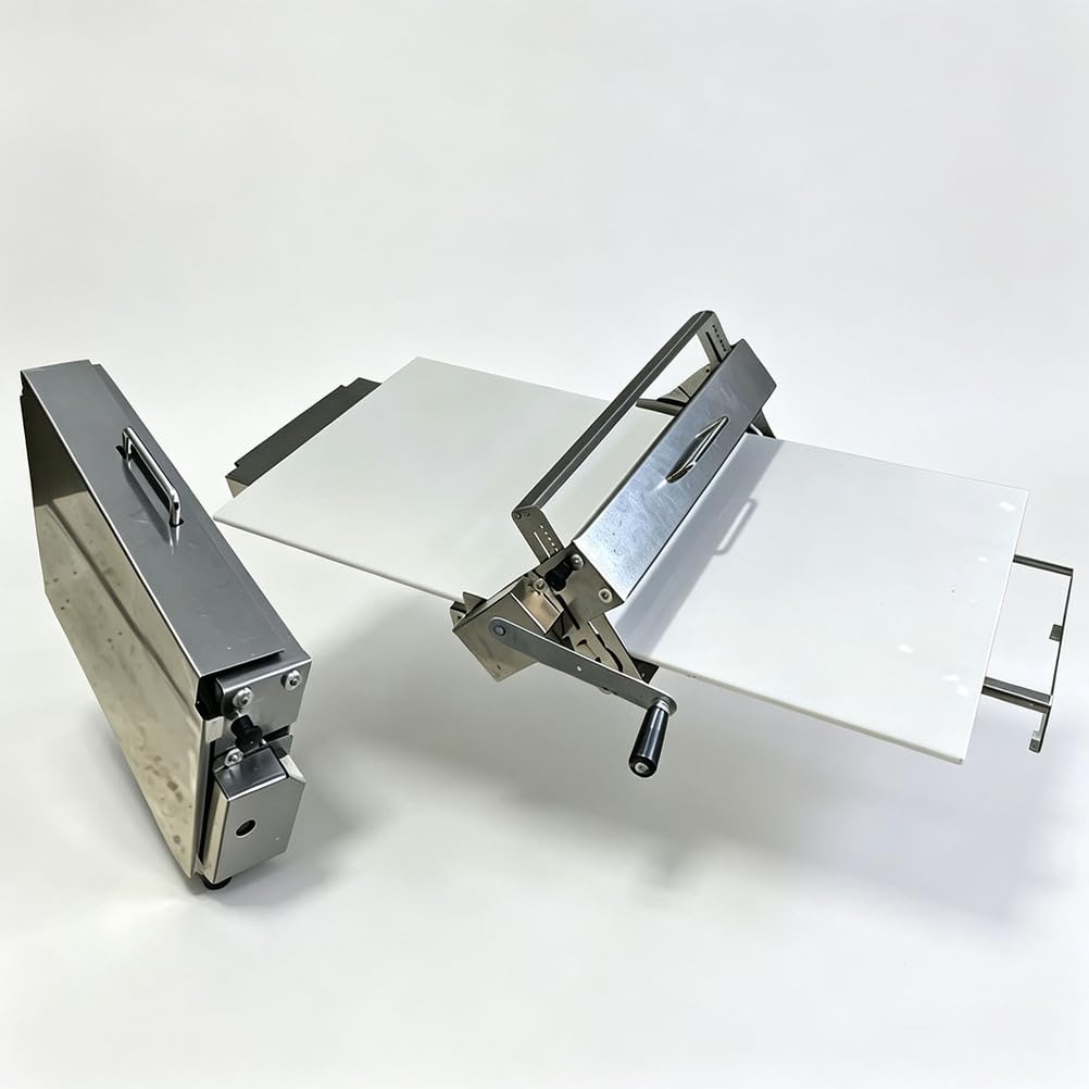 Piptyllite Hand-Cranked Puff Pastry Machine, Countertop Dough Sheeter for Danish & Egg Tart
