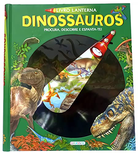 Portada de Livro lanterna dinossauros