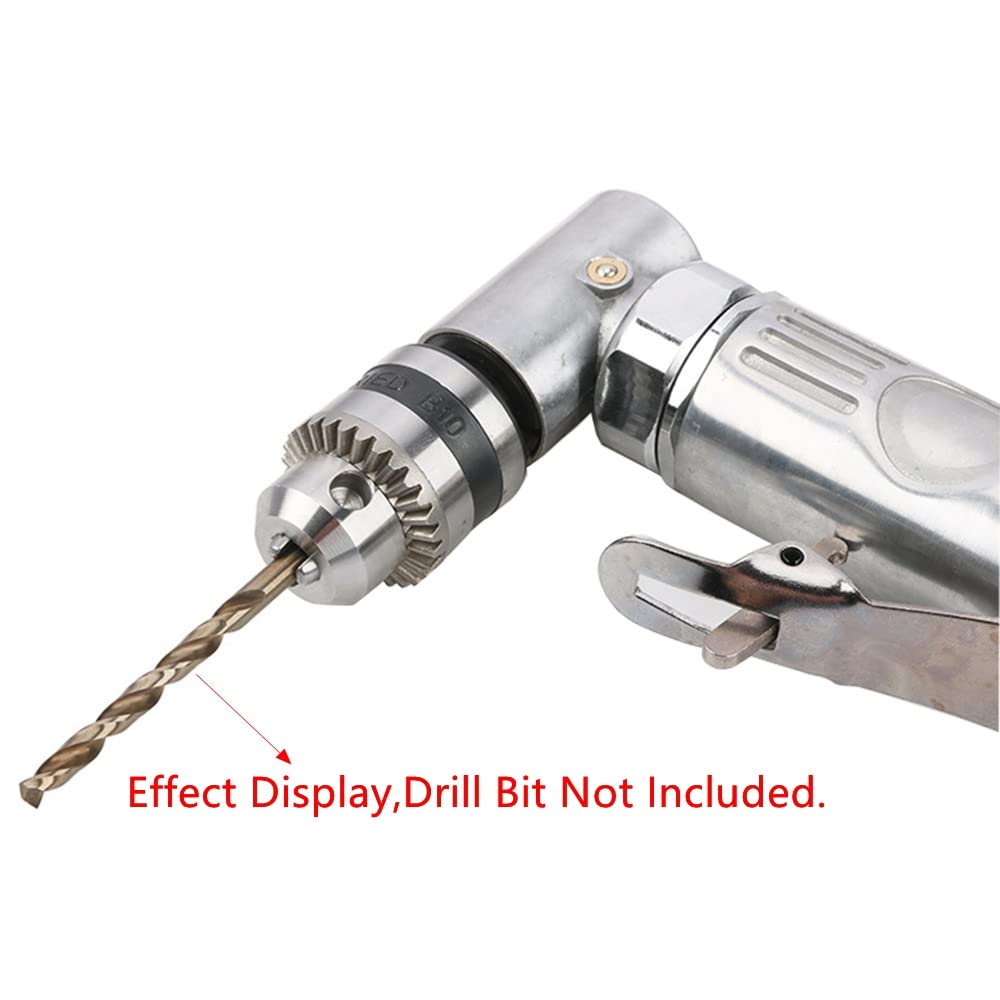 Perceuse pneumatique à angle droit de 6,3 mm à 90 degrés pour perceuse pneumatique