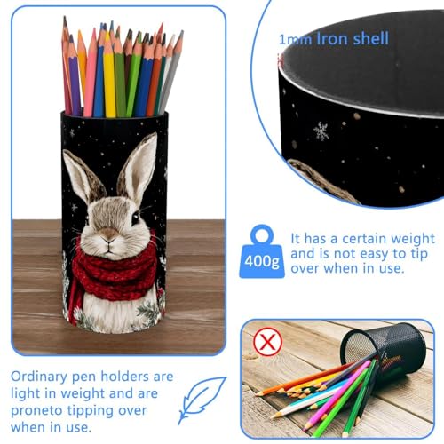 Boîte à musique en métal avec lapin déco de bureau poétique