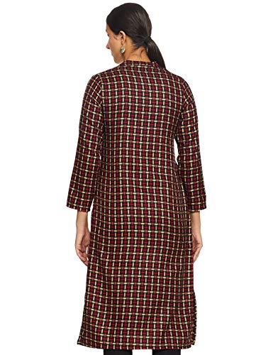 Image of Indigo by Clarks Women's Acrylic Straight Winter Kurta
