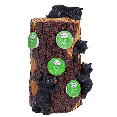 Pine Ridge Black Bear K Cup Holders For Kitchen Accessory, Modern Coffee Pods Holder For K-Cups Espresso Capsules, Keurig Coffee Organizer #TOP4