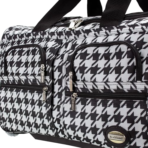 Image of Rockland Rolling Duffel Bag, Black, 22 inch