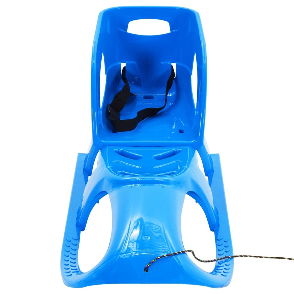 Générique Traîneau avec siège Bleu 102,5x40x23 cm Polypropylène,Activités & Sports d'hiver, Traîneaux,93721