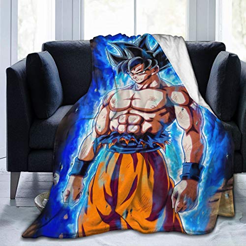 Luxury Ultra-Soft Micro Blanket Light Weight Master Saiyan Goku Carpet Living Room/Bedroom Comfortable