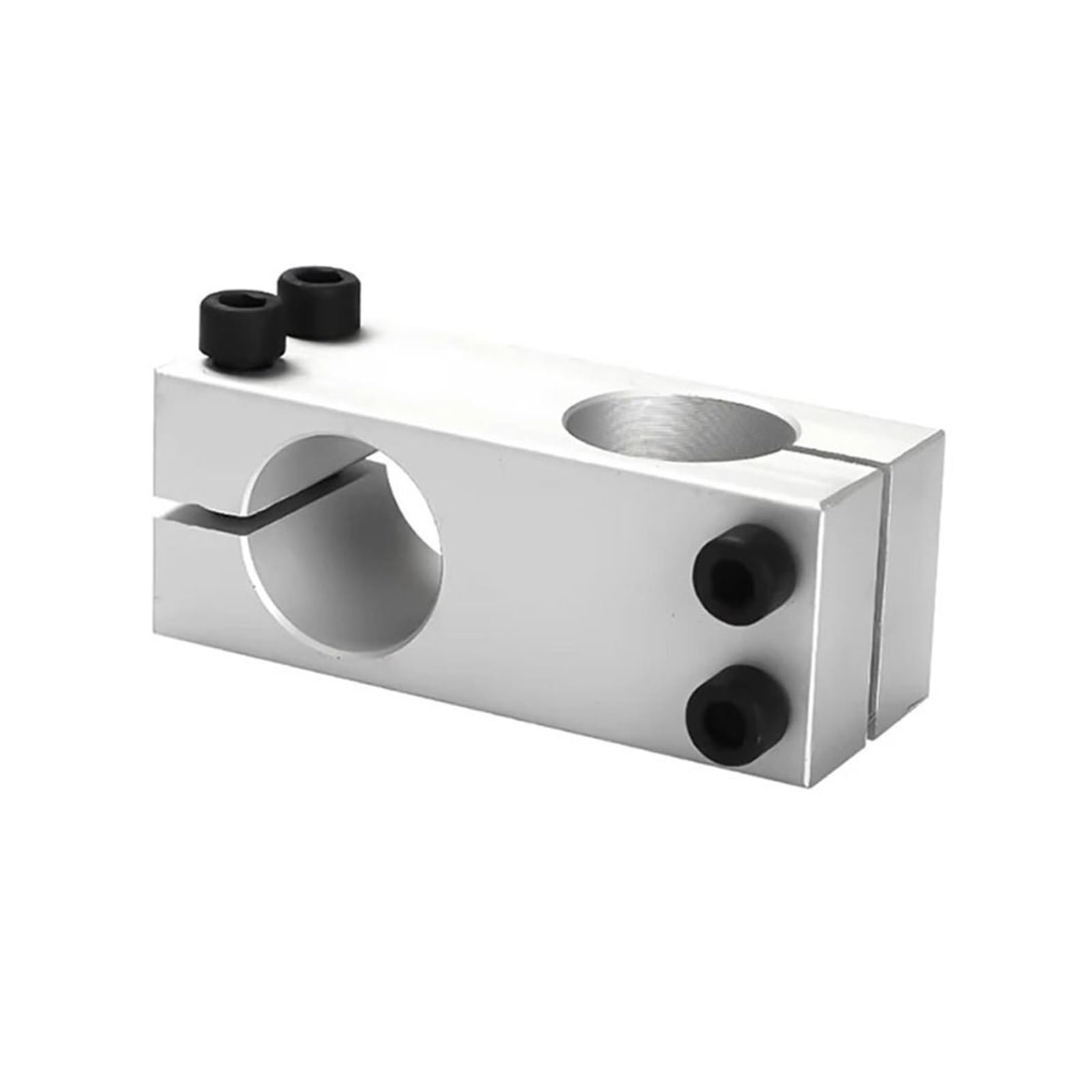 Weldric Same 6X6mm Vertical Fixed Diameter Fastening 1Pcs Optical Axis Pillar Fixing Clamp Same/Different Diameter Aluminum Alloy Vertical Fixed Steel Pipe Bracket(Same 6X6mm)