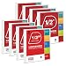 3 Ring Binders, 0.5 Inch Slant-D Rings, White, 8 Pack,  Clear View, Pockets