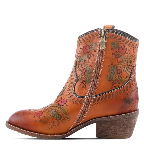 Spring Step L'Artiste Galop Boot for Womens - Ankle Boots with Inside Zipper Closure - Comfortable Western Ladies Boots for Outdoor3