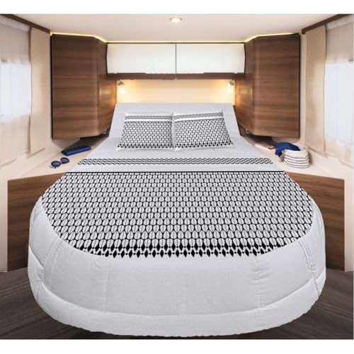 INCASA Prêt à Dormir 100% Coton Etnik 140 x 190 cm lit Central