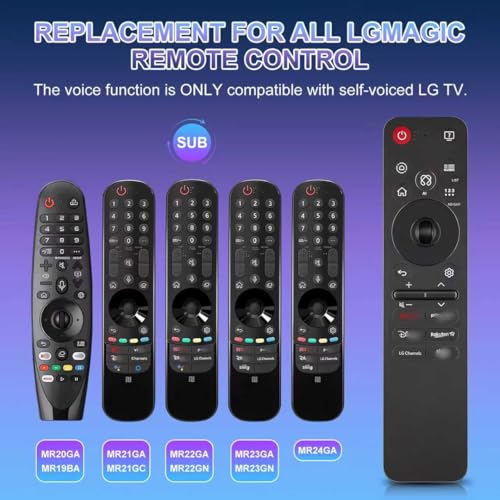 Télécommande MR25GA LG Smart TV pour OLED G5 C5 B5 QNED 2025 - 6