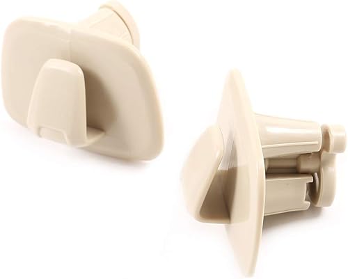 Miniatura 5 de CHEYA Ganchos de techo interiores de plástico ABS Percha de ropa Gancho para Volvo V90 S90 XC40 XC60 XC90 2015-2020 (gris)