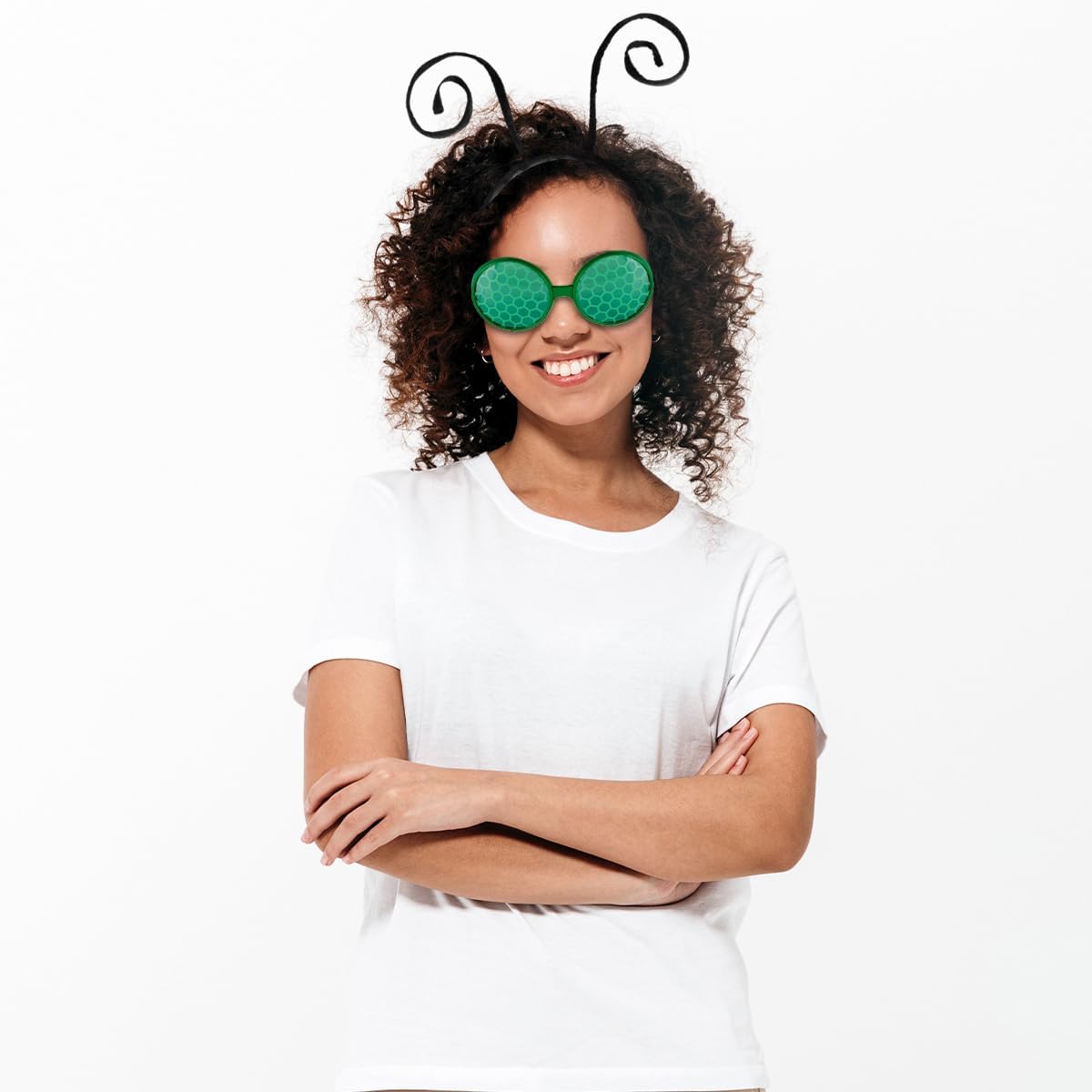 FancyPants FunTime Bee Fly Sunglasses, Bumble Bee Accessory for Kids and Adults, Fun Oversized Bug-Inspired Glasses - Image 5