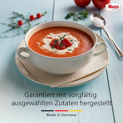 Buss Tomatencreme-Suppe - Besonders cremige Tomatensuppe verfeinert mit Sahne - 12 x 400 g (Packung mit 2) – Bild 5