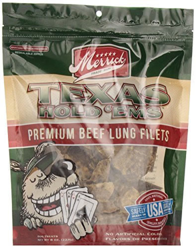 Merrick Texas Hold 'ems Beef Lung Filets, 8 Ounces
