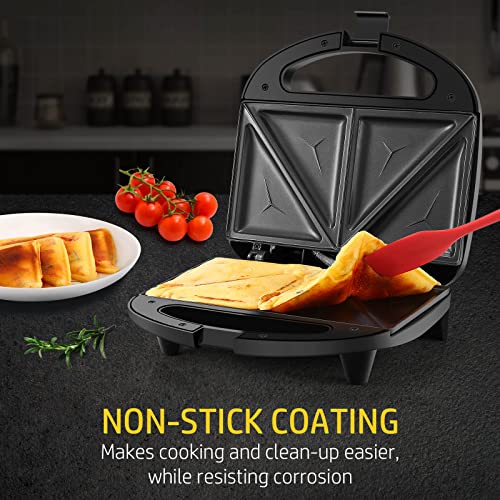 image for OSTBA Sandwich Maker, Toaster and Electric Panini Press with Non-stick