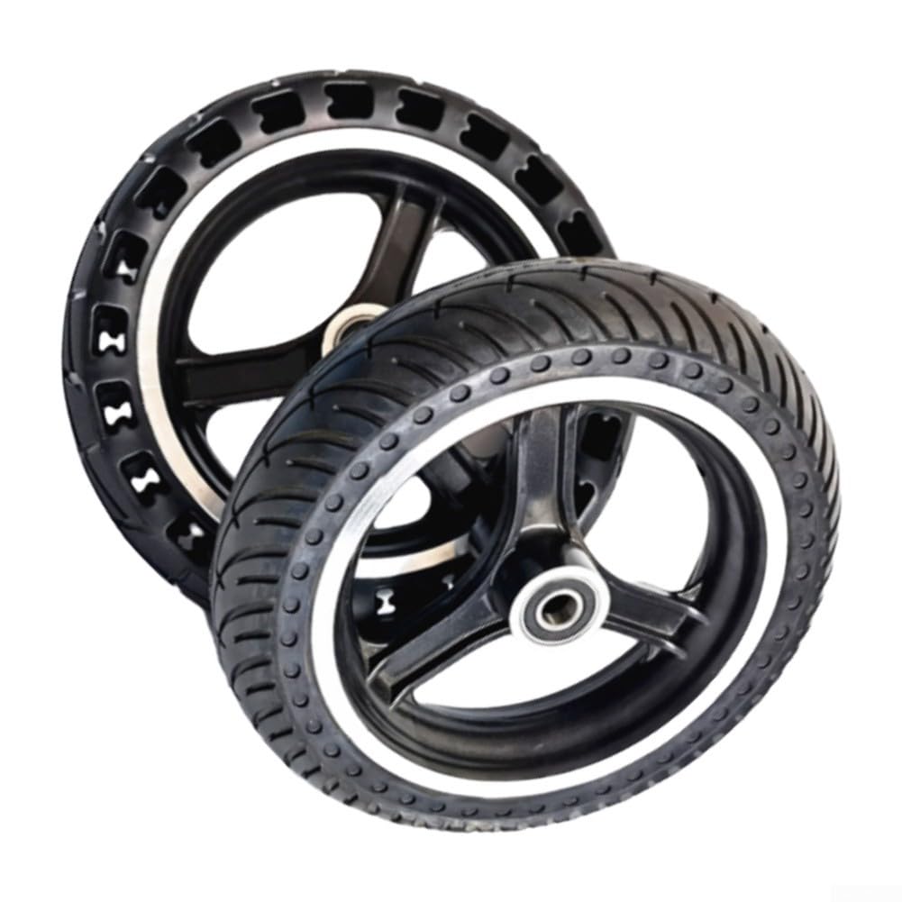 Rueda sin cámara de 8,5 x 2, opción confiable para Scooter eléctrico, llanta sólida sin neumáticos, Rueda Completa con Conjunto de buje (A 12 mm)