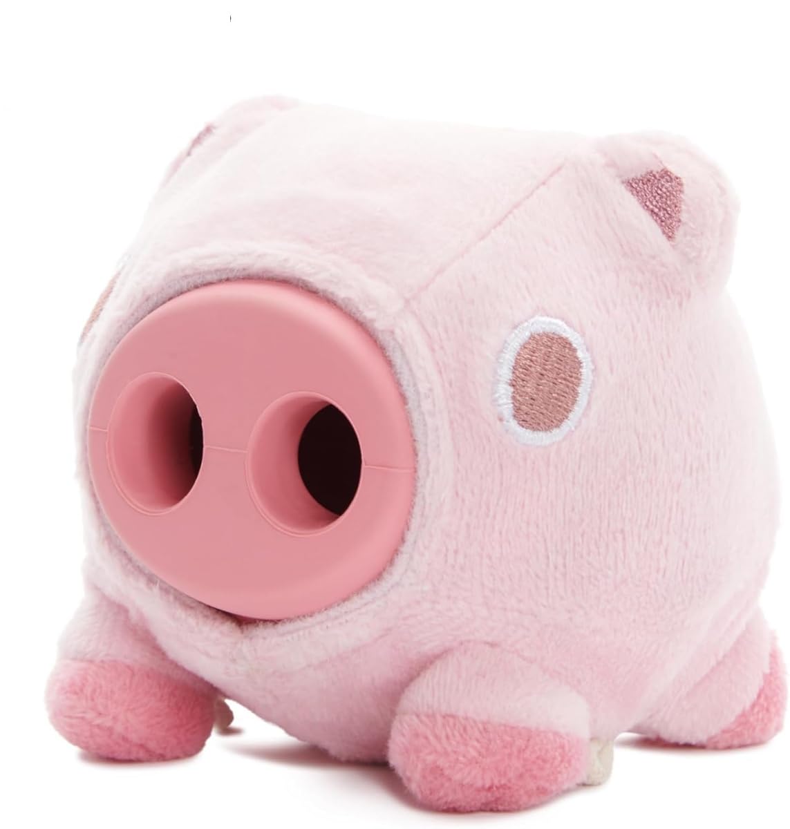 BARK Dog Toy Super Chewer Hambone, Pig Plush With Hidden Toy For Dogs Inside, Treat Dispensing Snout, Natural Rubber Core For Medium Dogs