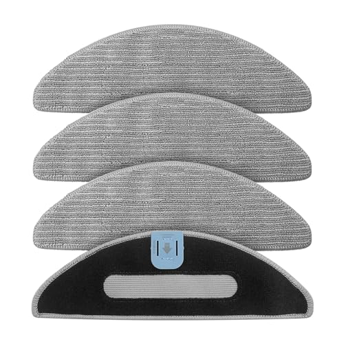 Fixbetter 4 Almohadillas de Repuesto para Robot Aspirador IRobot Roomba Combo i8/i8+/i5/i5+/J5/J5+, Lavables, Reutilizables, Accesorios de Repuesto
