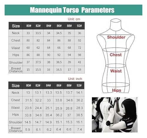 Maniquí ajustable para costura con busto de mujer y pie de trípode estable 3
