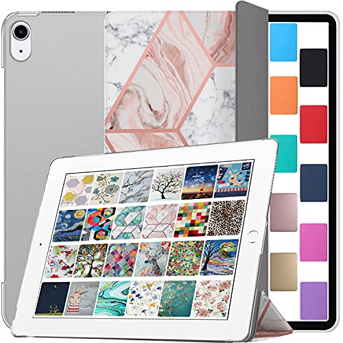 Image of DuraSafe iPad 10.9 inch 10th Generation 2022 Case A2696 MPQ13HN /A MPQ33HN /A MPQ03HN /A MPQ23HN /A A2757 A2777 MPQ93HN /A MPQC3HN /A MPQ83HN /A MPQA3HN /A MQ6K3HN /A MQ6L3HN /A - Marble Pink