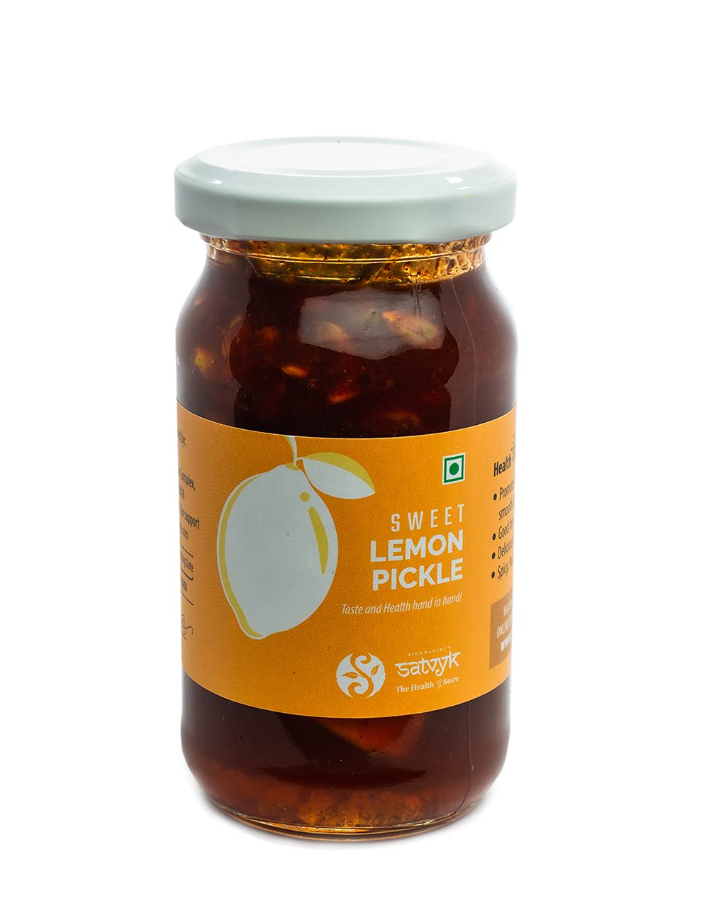 S Siddhagiris SATVYK THE HEALTH re STORE Organic Sweet Lime Pickle 250gm (B09YHVKLNR) Amazon Price History, Amazon Price Tracker