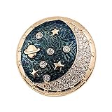 4. Paket enthalten: 1 Stück. Neue modische/vintage style kragen zarte brosche anzug brosche für frauen, universum, d