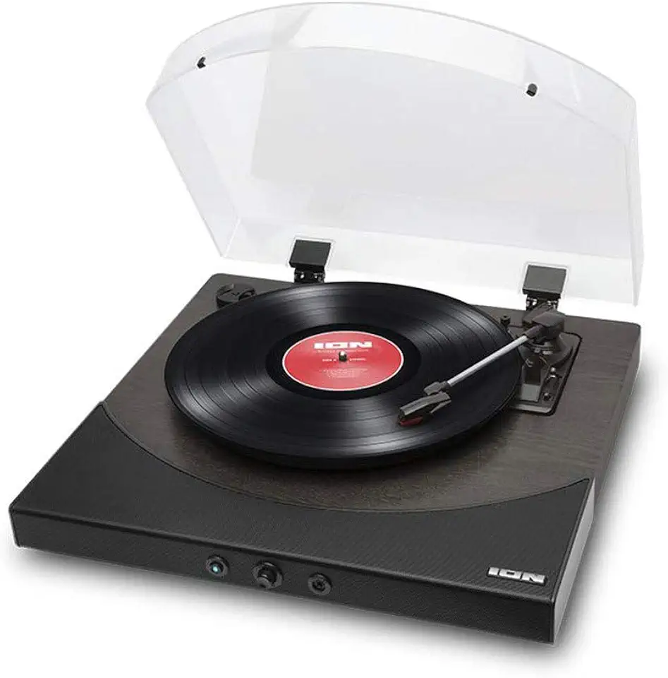 Toca-Discos de Vinil ION PREMIER LP com conversão digital, alto-falantes integrados e transmissão Bluetooth* - Preto 110V, Ion, PREMIERLP_PRETO,,