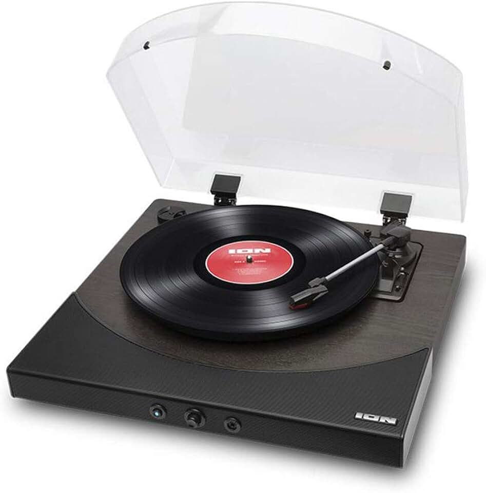 Toca-Discos de Vinil ION PREMIER LP com conversão digital, alto-falantes integrados e transmissão Bluetooth* - Preto 110V, Ion, PREMIERLP_PRETO,,