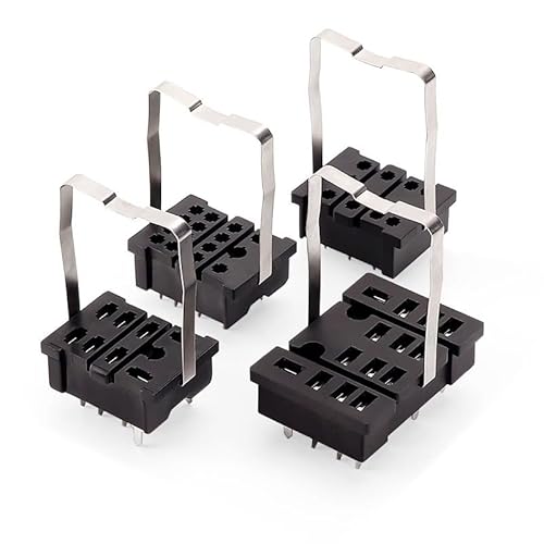 PT08-0 PT14-02 PY08-02 PY14-02 Intermediate Relay Base PCB Socket 8-Pin 14-Pin Mount Soldering Type for Industrial Contro 1Pcs(PT14-02)