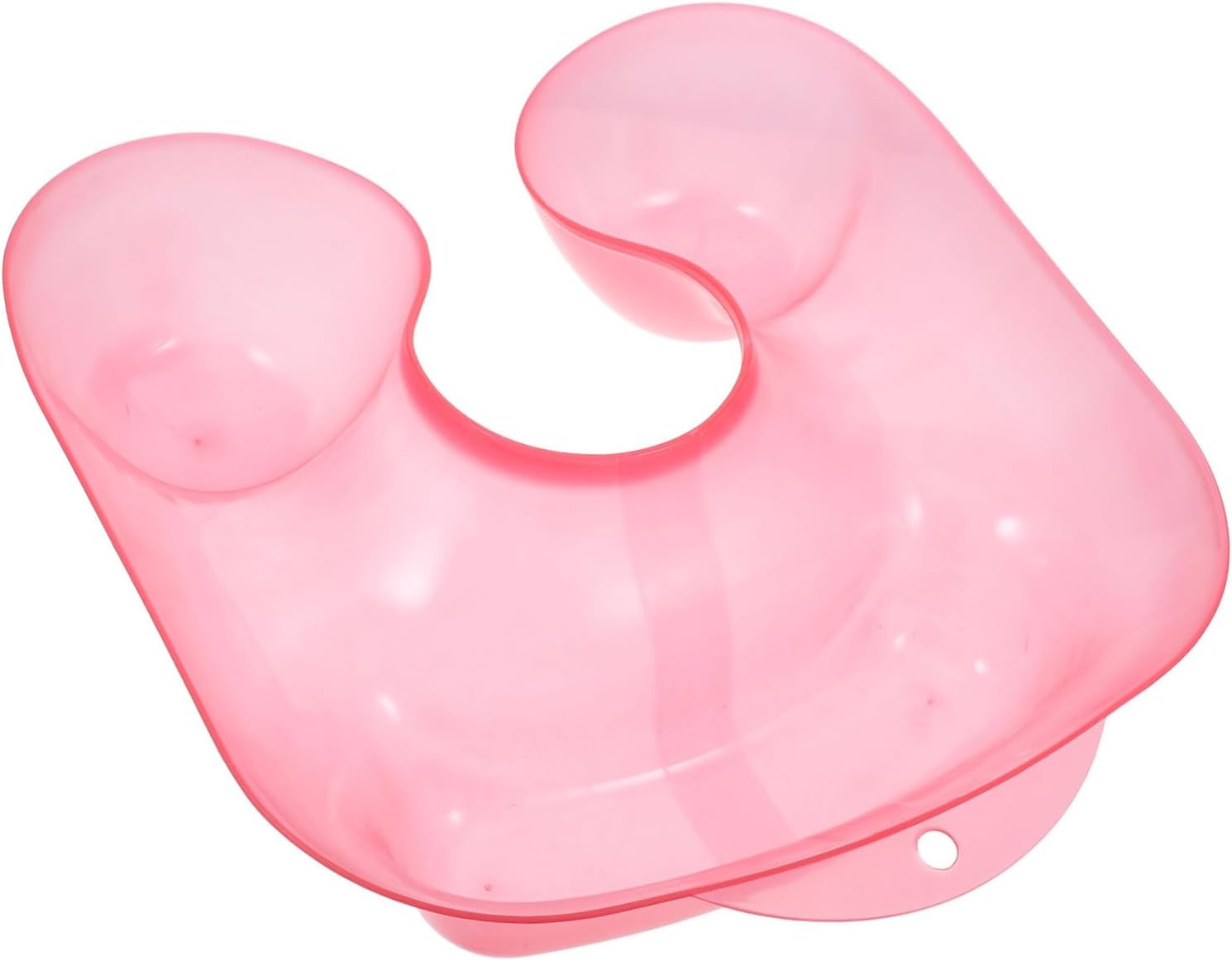 Pink Portable Shampoo Tray Plastic Hair Washing Basin for Salon Treatments