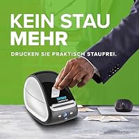 DYMO LabelWriter 550-Etikettendrucker | Beschriftungsgerät mit Thermodirektdruck | automatische Etikettenerkennung | druckt AdressetikettenVersandetikettenBarcodeetiketten und mehr | EU-Stecker – Ansicht 3