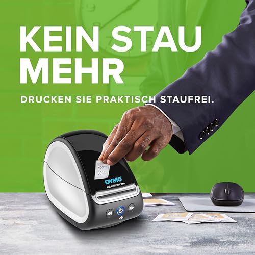 DYMO LabelWriter 550-Etikettendrucker | Beschriftungsgerät mit Thermodirektdruck | automatische Etikettenerkennung | druckt AdressetikettenVersandetikettenBarcodeetiketten und mehr | EU-Stecker